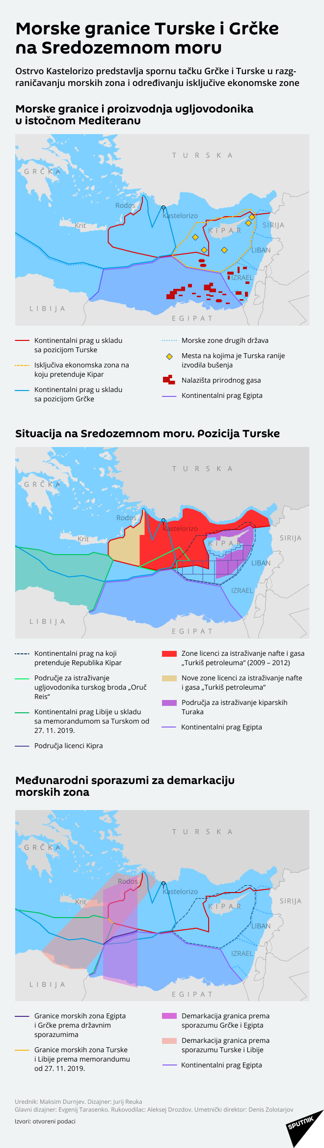 Morske granice Turske i Grčke na Sredozemnom moru ISPRAVLJENO LAT. - Sputnik Srbija