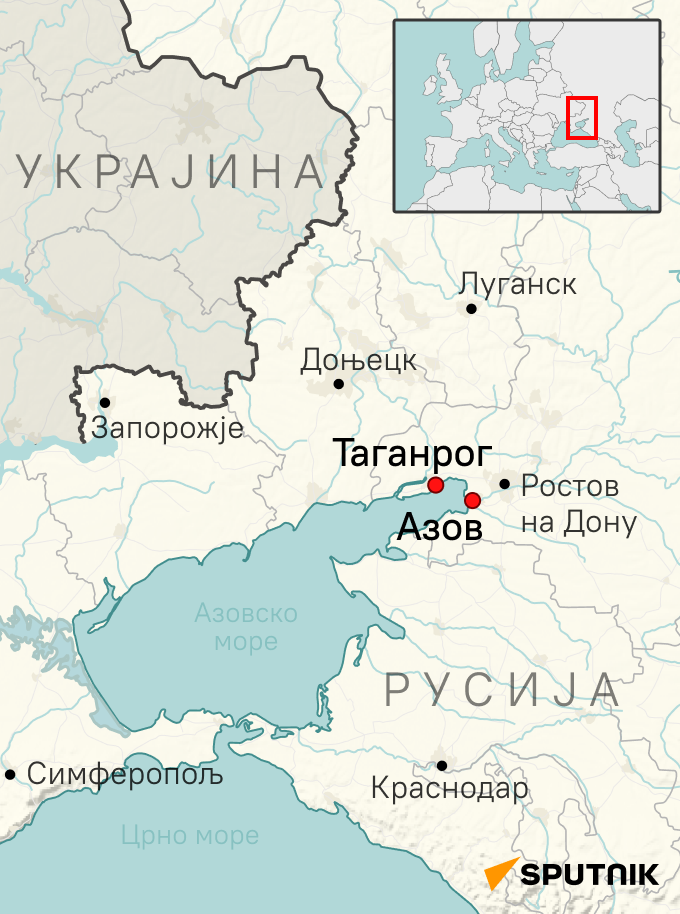Napad na Taganrog mob ćir - Sputnik Srbija