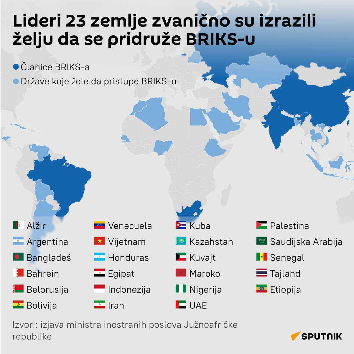 INFOGRAFIKA BRIKS članstvo LATINICA desk - Sputnik Srbija