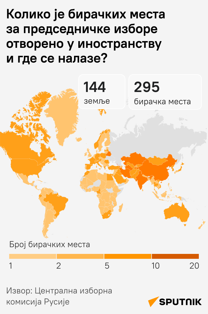 инфографика избори у иностранству  ЋИР моб - Sputnik Србија