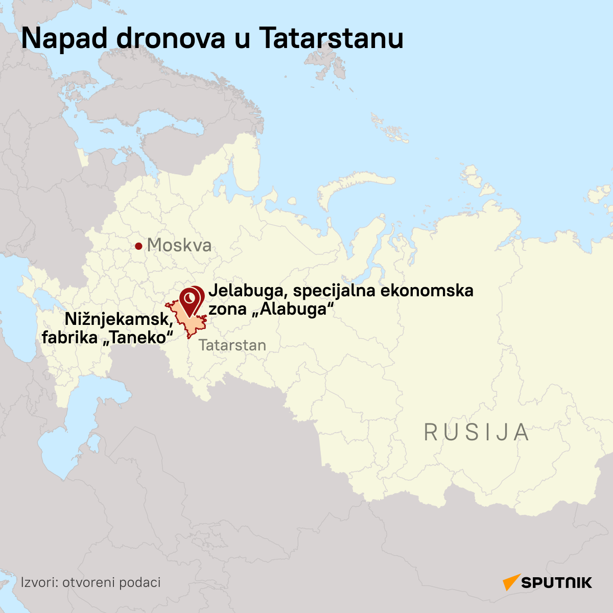 infografika Napad dronova u Tatarstanu   Lat desk - Sputnik Srbija