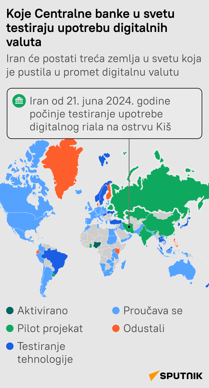 Koje države testiraju digitalne valute - Sputnik Srbija