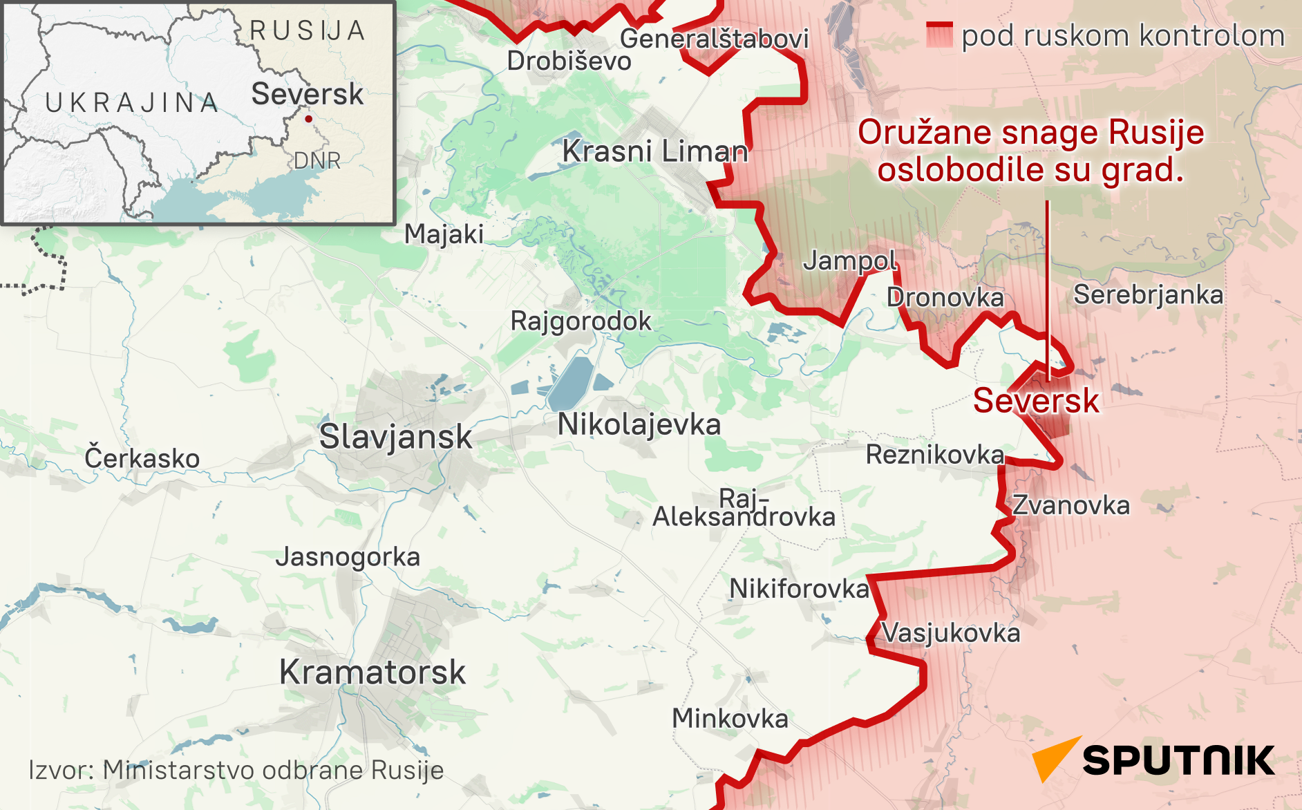 Mapa DNR latinica - Sputnik Srbija