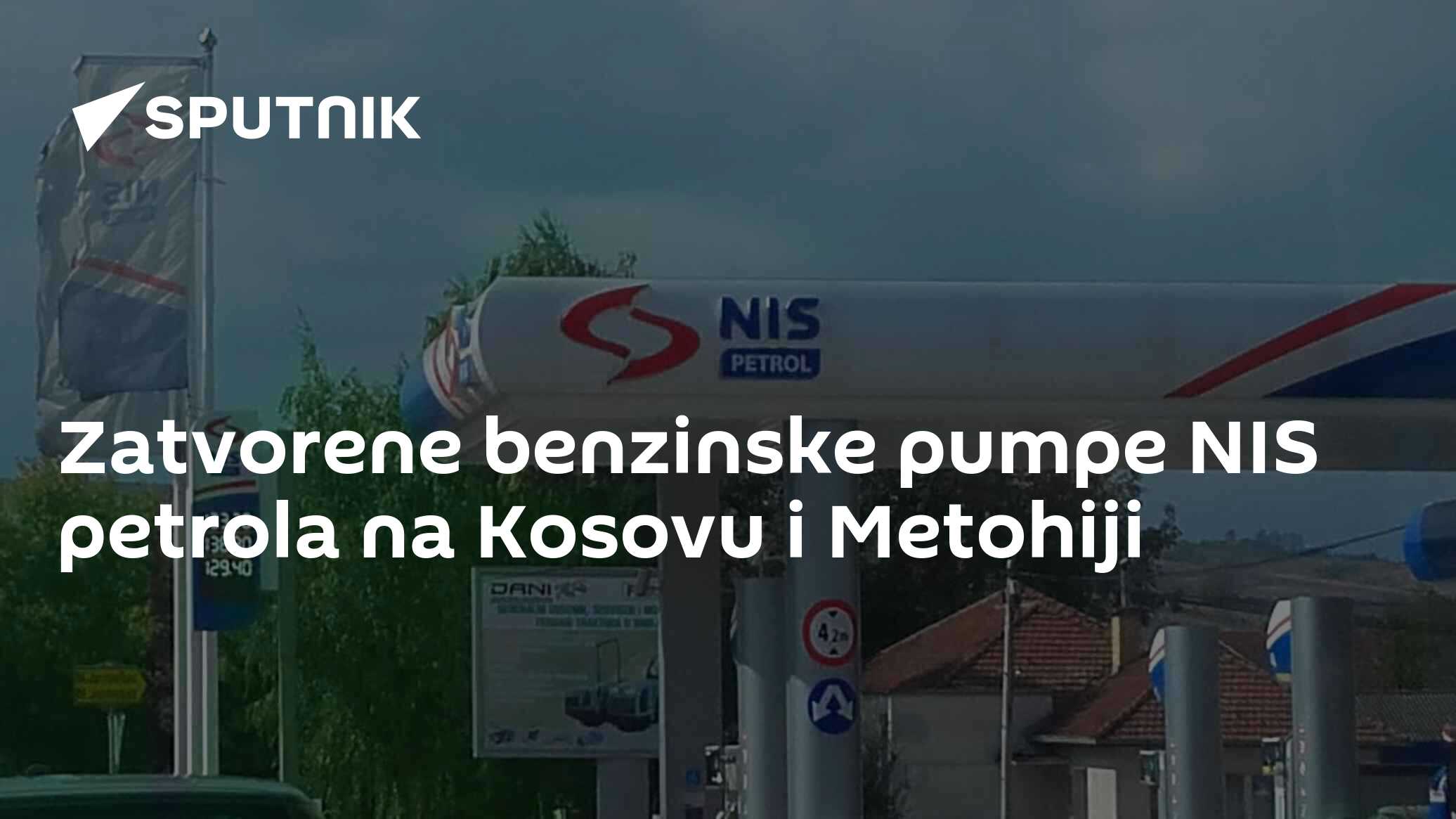 Zatvorene benzinske pumpe NIS petrola na Kosovu i Metohiji