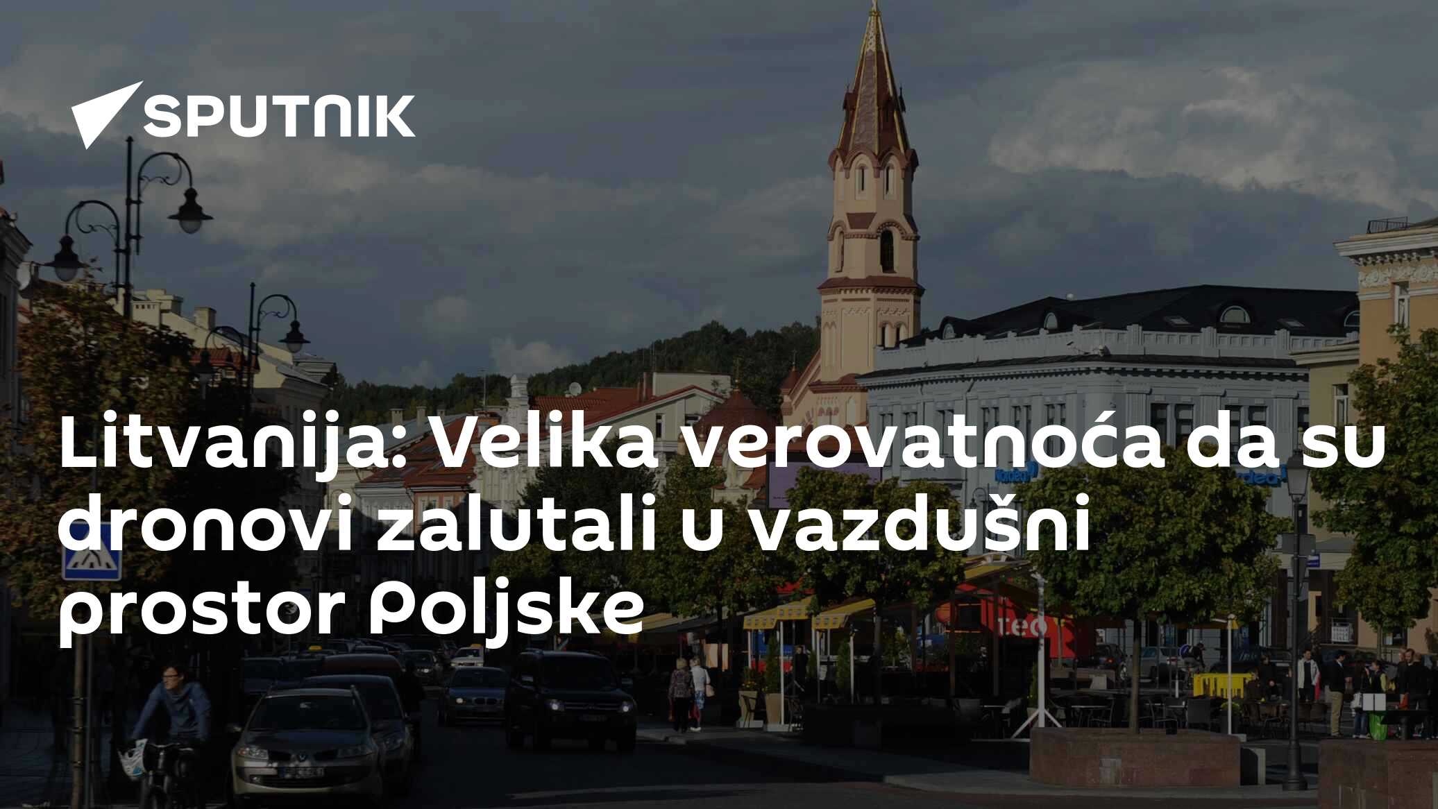 Litvanija: Velika verovatnoća da su dronovi zalutali u vazdušni prostor Poljske - 10.09.2025, Sputnik Srbija