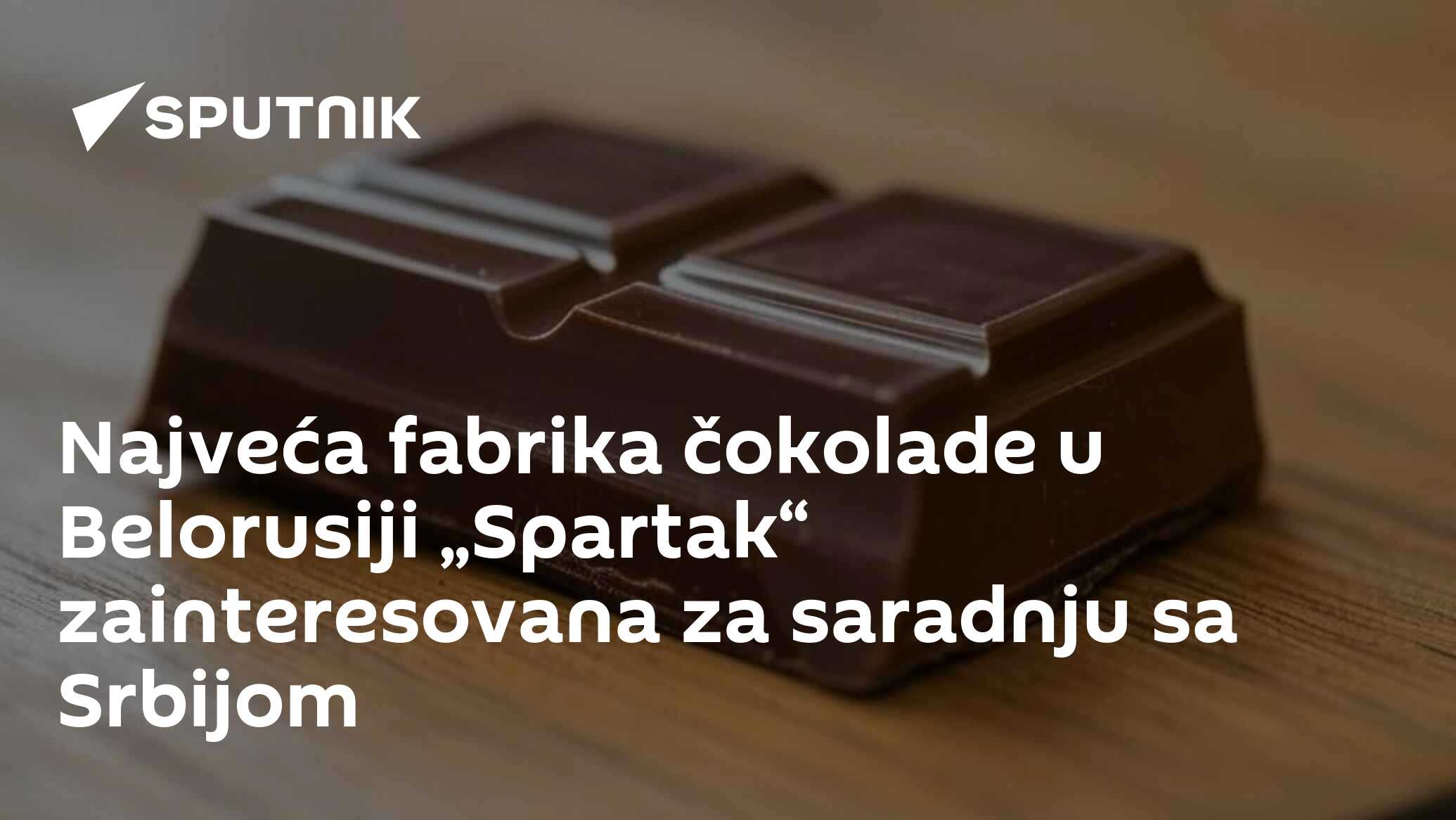 Najveća fabrika čokolade u Belorusiji „Spartak“ zainteresovana za saradnju sa Srbijom