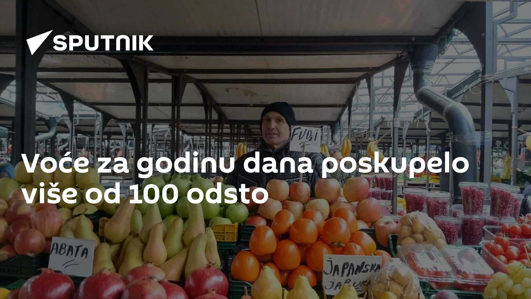 Voće za godinu dana poskupelo više od 100 odsto