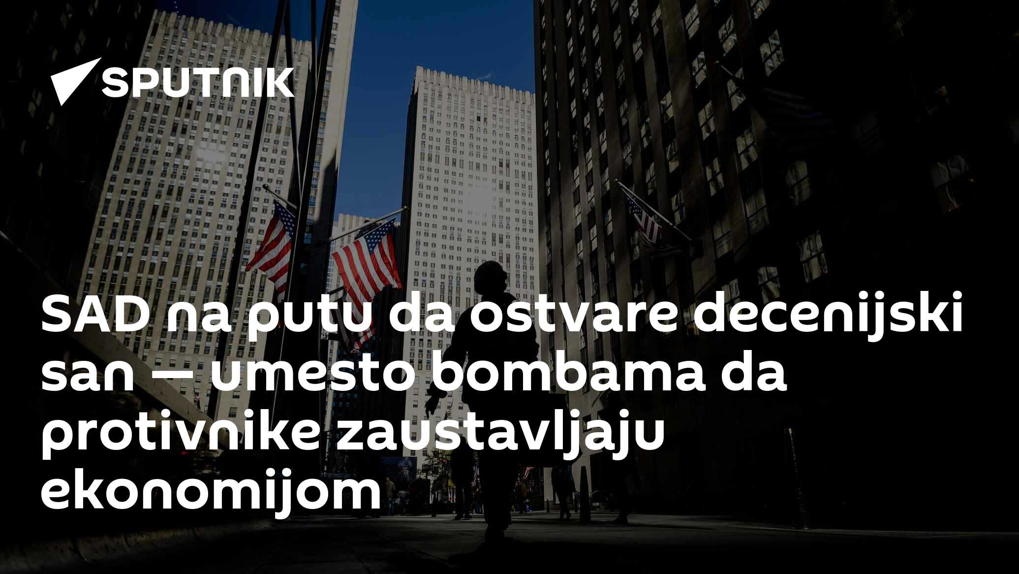 SAD na putu da ostvare decenijski san — umesto bombama da protivnike zaustavljaju ekonomijom
