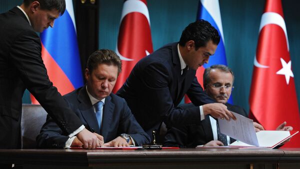 Potpisivanje memoranduma o izgradnji Turskog toka - Sputnik Srbija