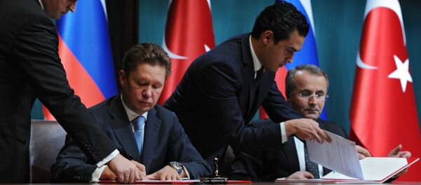 Potpisivanje memoranduma o izgradnji Turskog toka Potpisivanje memoranduma o izgradnji Turskog toka - Sputnik Srbija