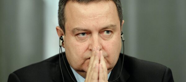 Dačić: delegacija iz Prištine posle dugih i teških razgovora odustala od toga na čemu su insistirali Dačić: delegacija iz Prištine posle dugih i teških razgovora odustala od toga na čemu su insistirali - Sputnik Srbija