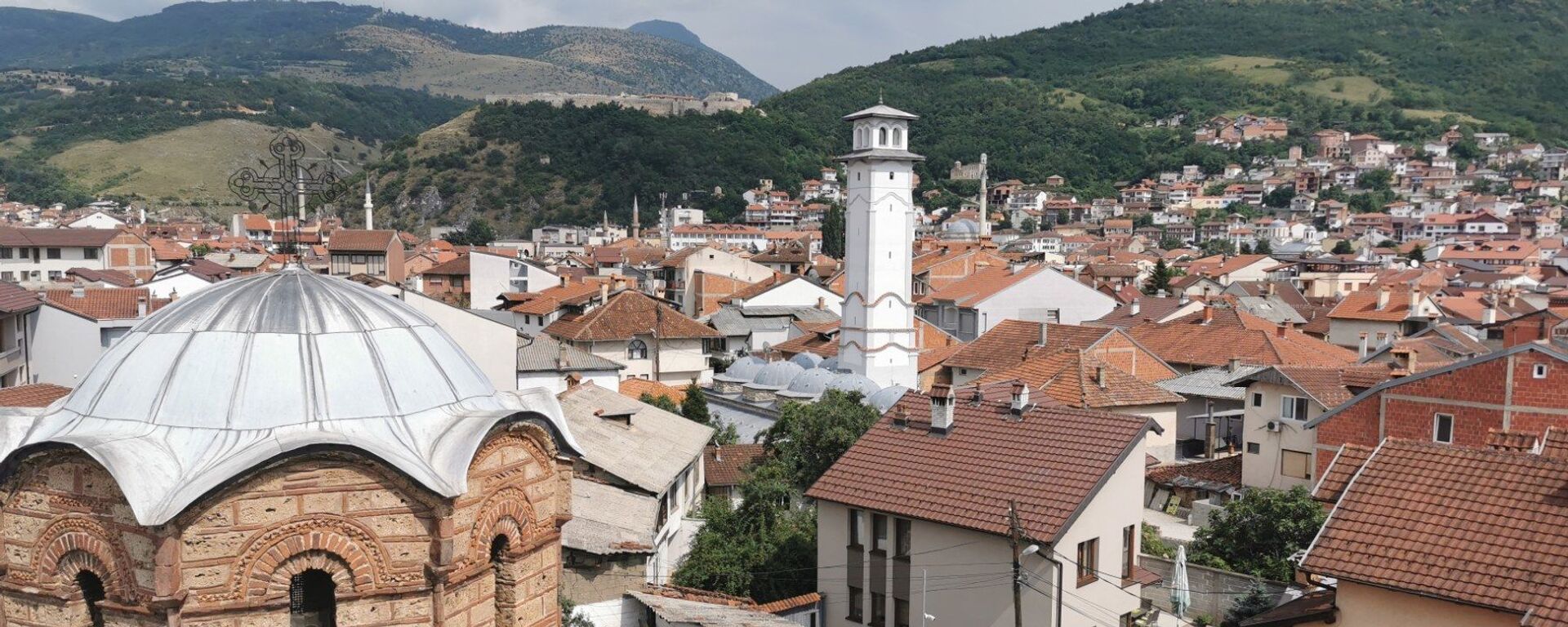 Pogled sa zvonika Ljeviške na carski grad na Bistrici. - Sputnik Srbija, 1920, 08.01.2024