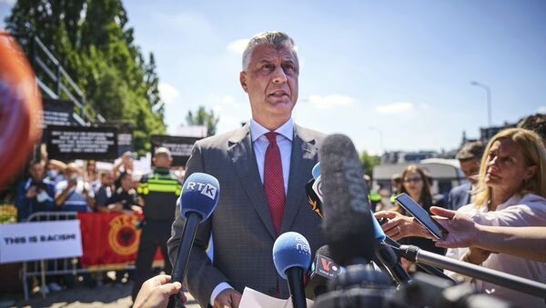 Hašim Tači u Hagu - Sputnik Srbija