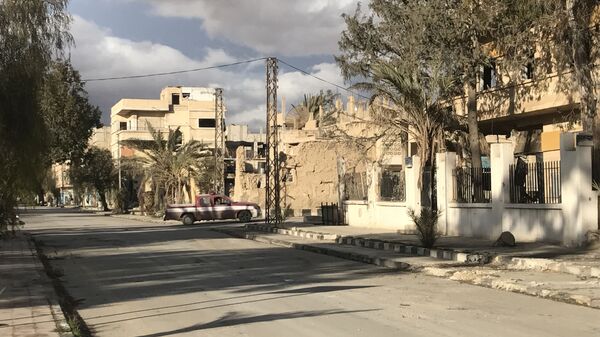 Ulica u razrušenoj Palmiri u Siriji - Sputnik Srbija