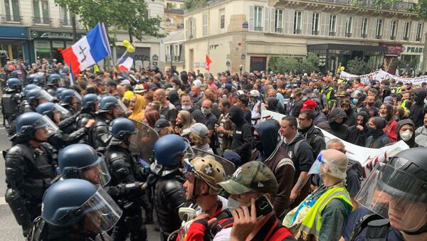 Antivladini protesti u Parizu - Sputnik Srbija