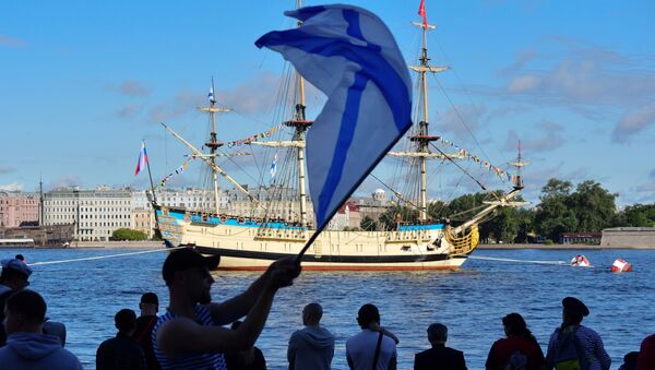 Санкт Петербург: Главна парада поводом Дана ратне морнарице - Sputnik Србија