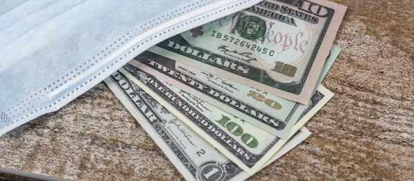 Maska i novac - Sputnik Srbija