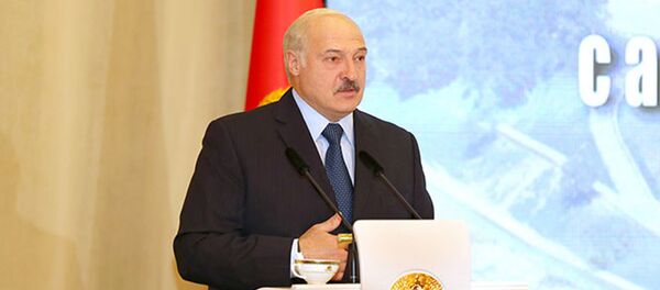 Prezident Belorussii Aleksandr Lukašenko na vstreče s aktivom Vitebskoй oblasti - Sputnik Srbija