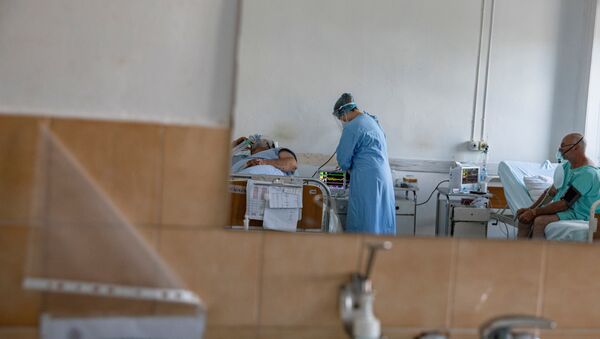 Пацијенти у ковид болници Бежанијска коса - Sputnik Србија