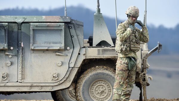 Амерички војник током војних вежби у Немачкој - Sputnik Србија