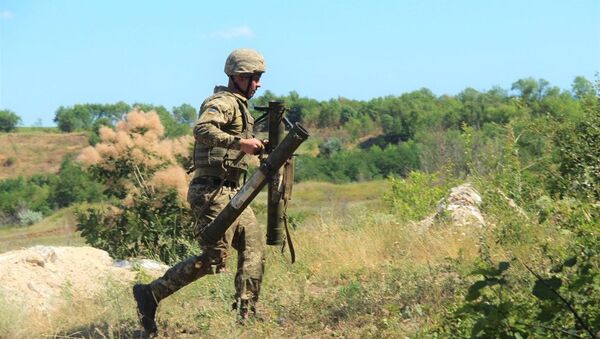 Priprema ukrajinske vojske za operacije u Donbasu - Sputnik Srbija