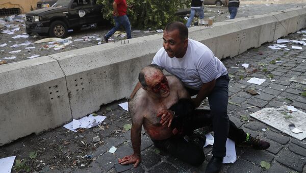 Људи повређени у експлозији у Бејруту - Sputnik Србија