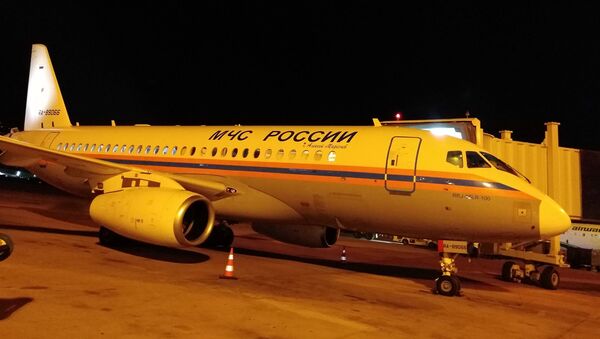 Prvi avion Ministarstva za vanredne situacije Rusije sa medicinskom pomoći stigao u Bejrut - Sputnik Srbija