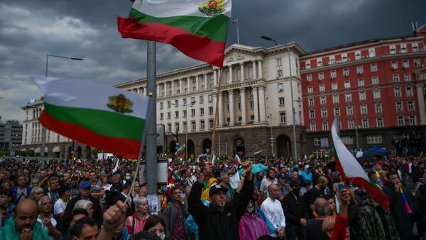 Антивладини протести у Бугарској - Sputnik Србија