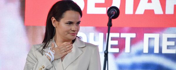 Kandidatkinja za predsednika Belorusije Svetlana Tihanovska Kandidatkinja za predsednika Belorusije Svetlana Tihanovska - Sputnik Srbija