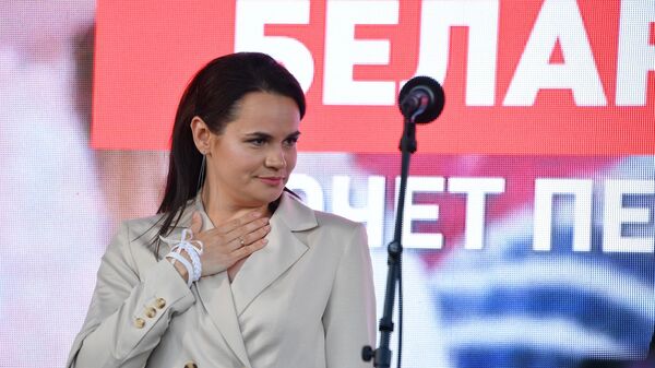 Kandidatkinja za predsednika Belorusije Svetlana Tihanovska  - Sputnik Srbija