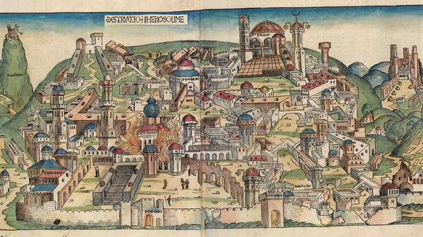 Uništavanje Jerusalima pod vavilonskom vlašću. Ilustracija iz Nirnberške hronike - Sputnik Srbija