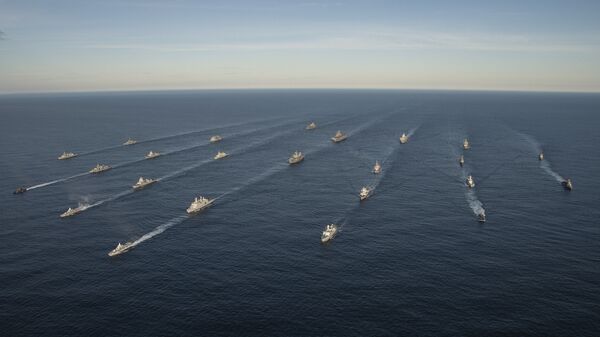 Бродови снага НАТО-а на заједничким војним вежбама у Норвешком мору - Sputnik Србија