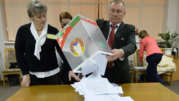 Пребројавање гласова на председничким изборима у Белорусији - Sputnik Србија