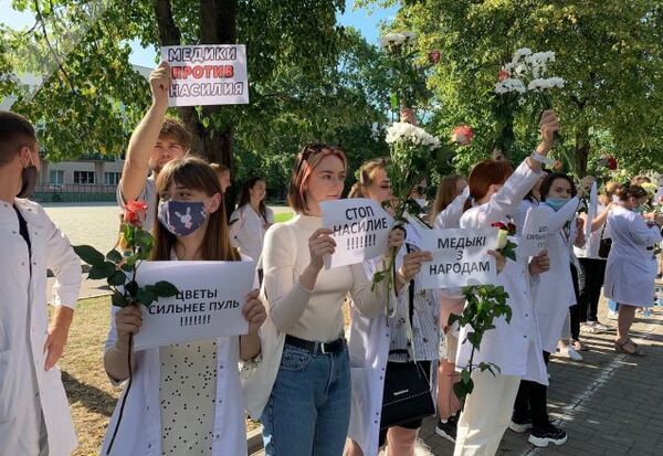 Protest lekara u Grodnu - Sputnik Srbija