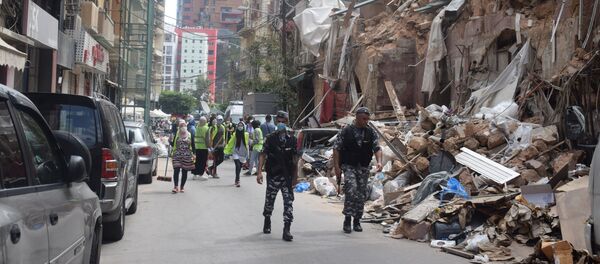 Bejrut u ruševinama nakon eksplozije Bejrut u ruševinama nakon eksplozije - Sputnik Srbija