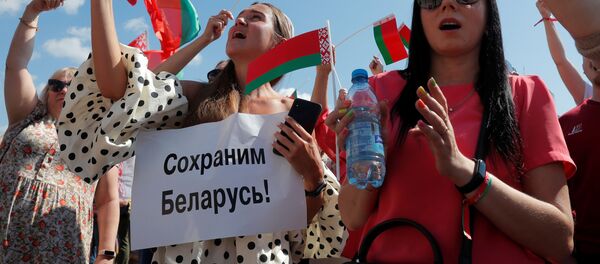 Miting za Aleksandra Lukašenka u Minsku - Sputnik Srbija