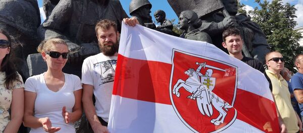 Protest u beloruskom Vitepsku Protest u beloruskom Vitepsku - Sputnik Srbija