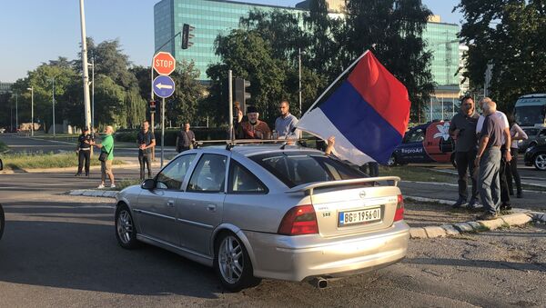 Ауто-мото литија кренула је из Београда према граници са Црном Гором - Sputnik Србија