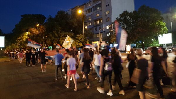 Протестна шетња у Подгорици - Sputnik Србија