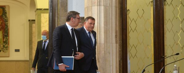 Милорад Додик и Александар Вучић - Sputnik Србија