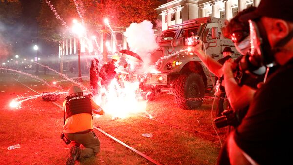 Neredi tokom protesta u Viskonsinu - Sputnik Srbija