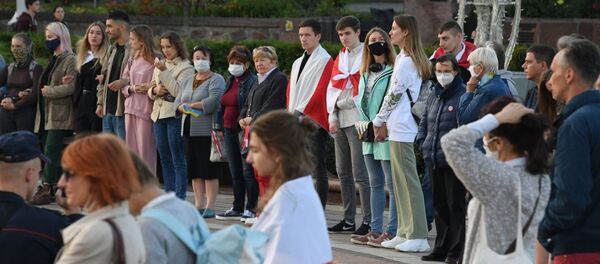 Ланац солидарности у Минску Ланац солидарности у Минску - Sputnik Србија