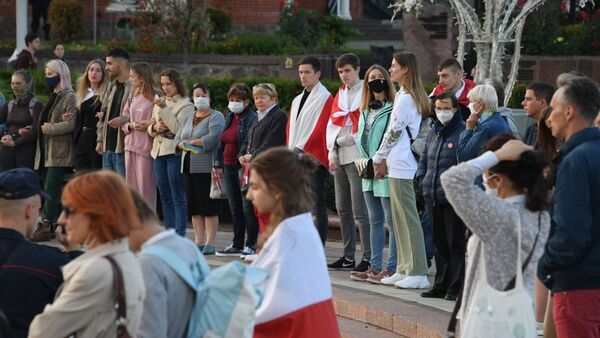 Lanac solidarnosti u Minsku - Sputnik Srbija