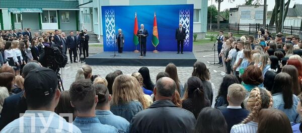 Aleksandar Lukašenko u Baranovičah - Sputnik Srbija