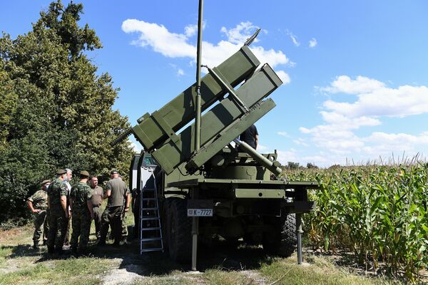 „Огањ“ лансирао ракету „Алас“, ускоро добија два још моћнија пројектила /видео, фото/ „Огањ“ лансирао ракету „Алас“, ускоро добија два још моћнија пројектила /видео, фото/ - Sputnik Србија
