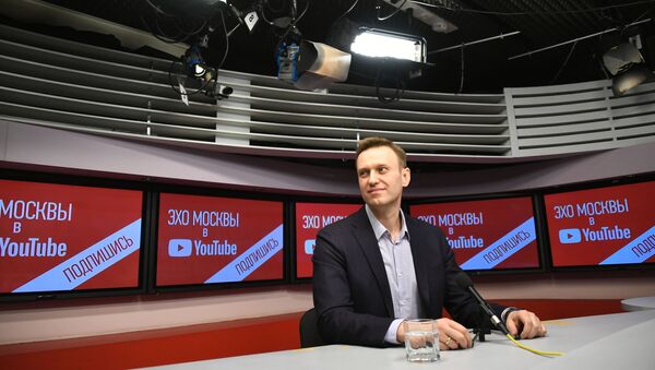 Руски блогер и опозиционар Алексеј Наваљни - Sputnik Србија