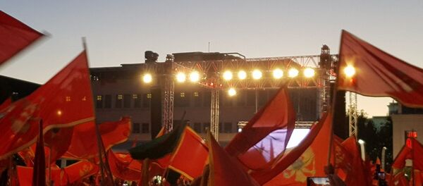 Митинг тзв. црногорских патриотских организација у Подгорици. Митинг тзв. црногорских патриотских организација у Подгорици. - Sputnik Србија