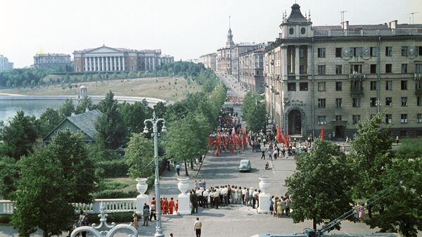 Минск, улица Коммунистическая, 1966 год - Sputnik Србија