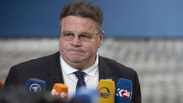 Ministar spoljnih poslova Litvanije Linas Likevičijus - Sputnik Srbija