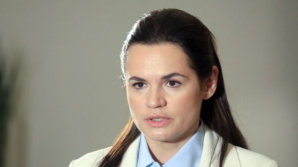 Бивши председнички кандидат на изборима у Белорусији Светлана Тихановска  - Sputnik Србија